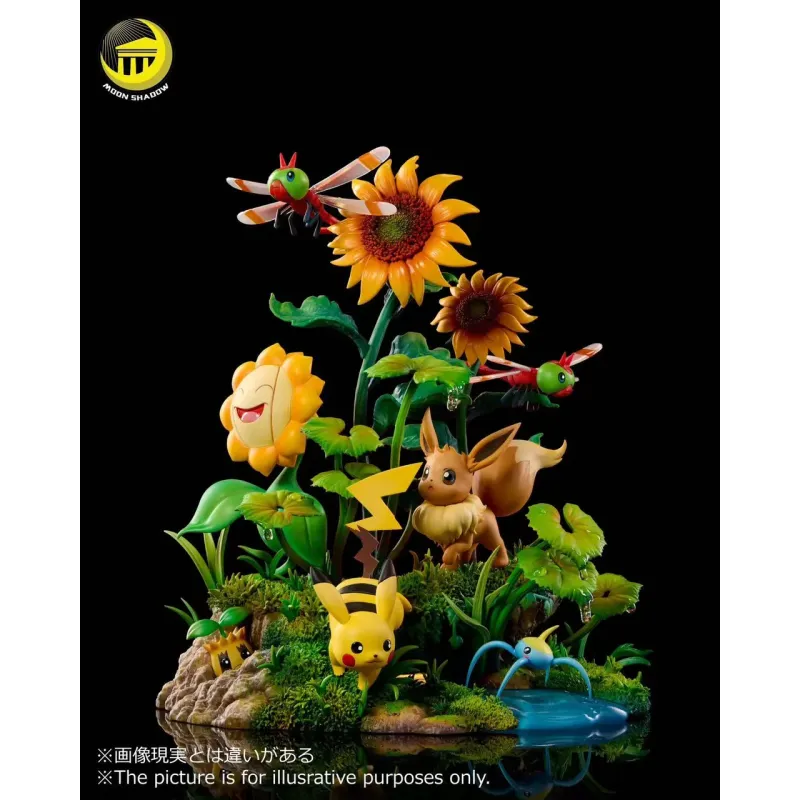 Pokemon Pikachu & Eevee Moon Shadow Studio