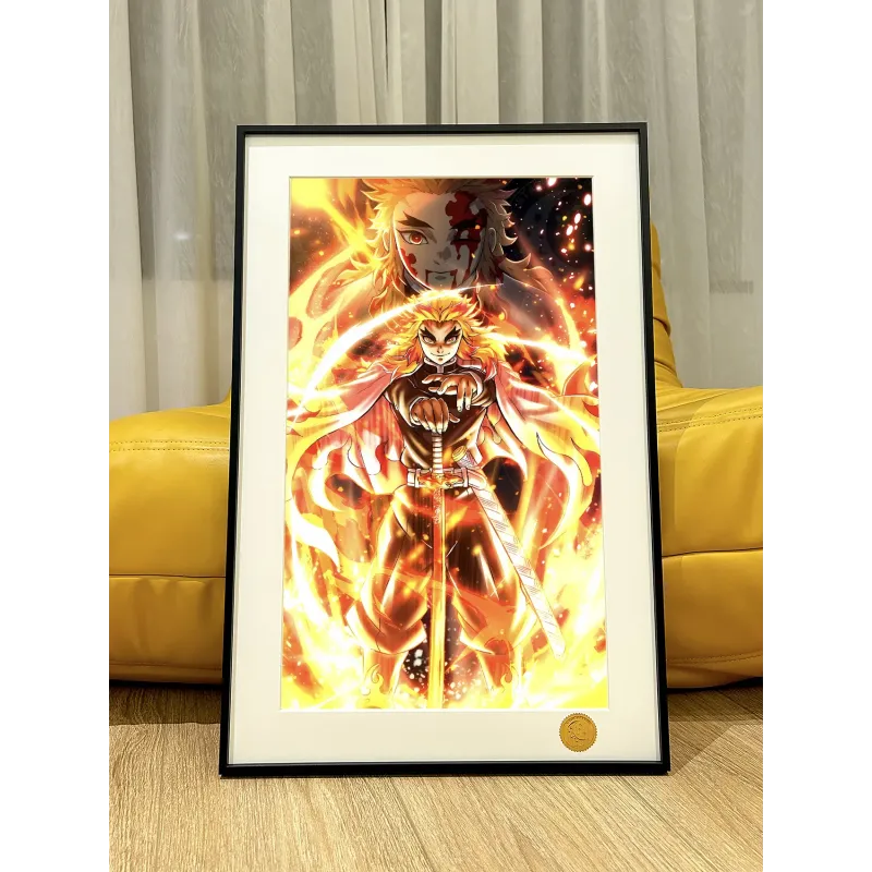 Kimetsu no Yaiba Rengoku Decorative Painting XingKong Studio