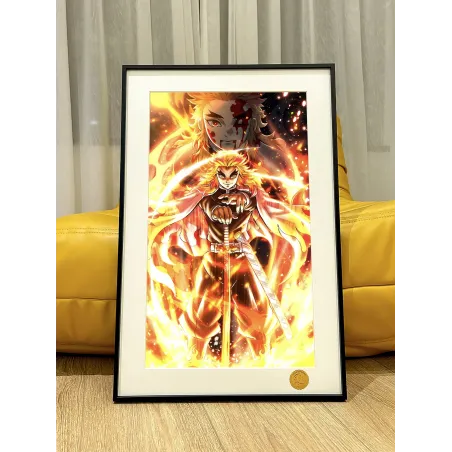 Kimetsu no Yaiba Rengoku Decorative Painting XingKong Studio
