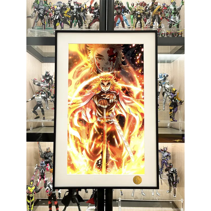 Kimetsu no Yaiba Rengoku Decorative Painting XingKong Studio