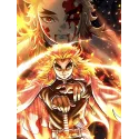 Kimetsu no Yaiba Rengoku Decorative Painting XingKong Studio