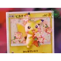 Pokemon Pikachu with flowers Card GEISHA Studio