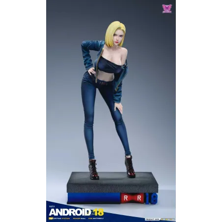 Dragon Ball Z Android 18 Pink Butterfly Studio