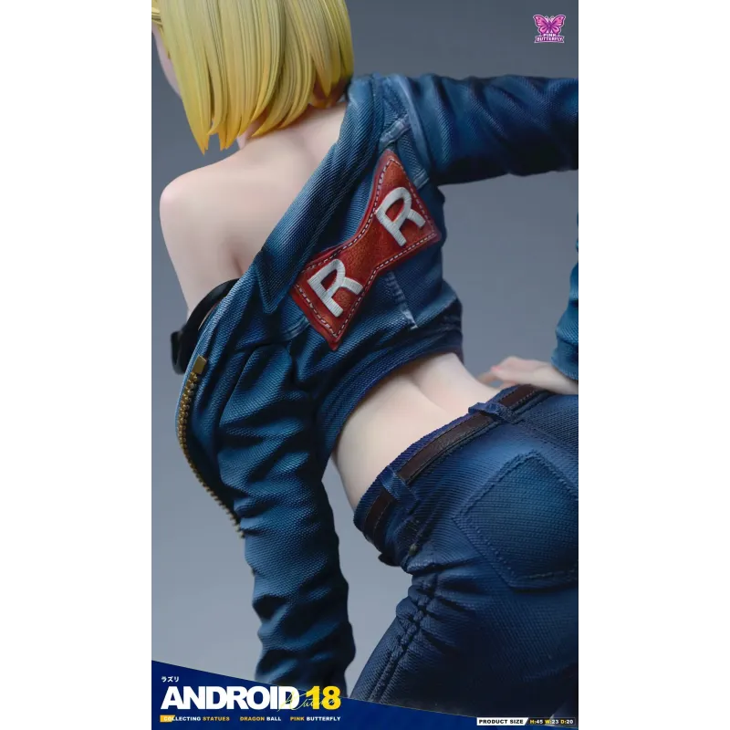Dragon Ball Z Android 18 Pink Butterfly Studio