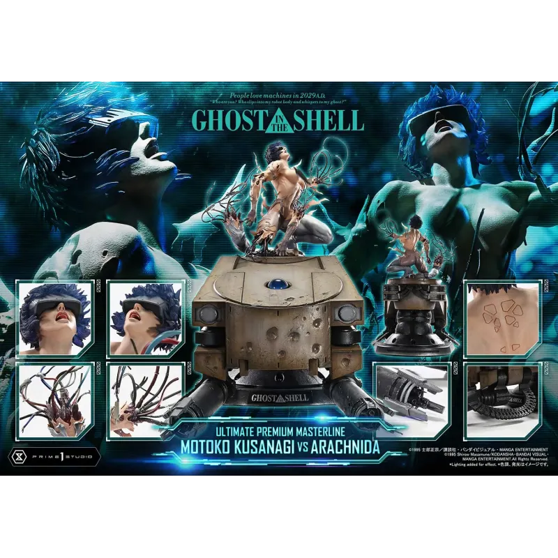 Ghost in the Shell Motoko Kusanagi VS Arachnida Prime 1 Studio