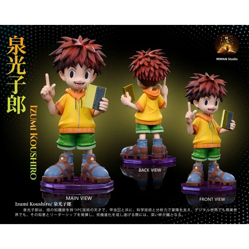 Digimon Main Character Team 06 Koushiro & Tentomon MIMAN Studio
