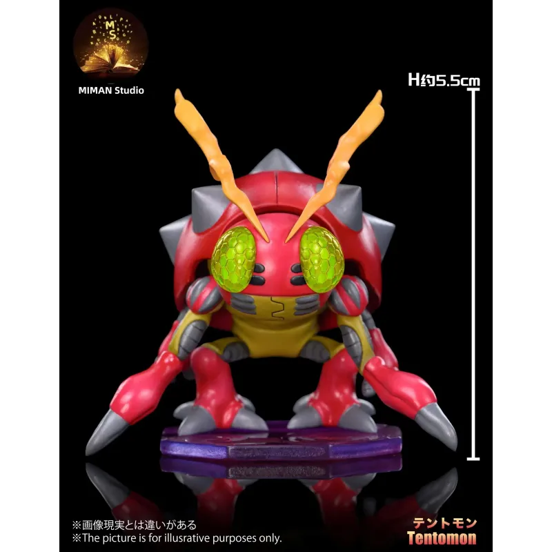 Digimon Main Character Team 06 Koushiro & Tentomon MIMAN Studio