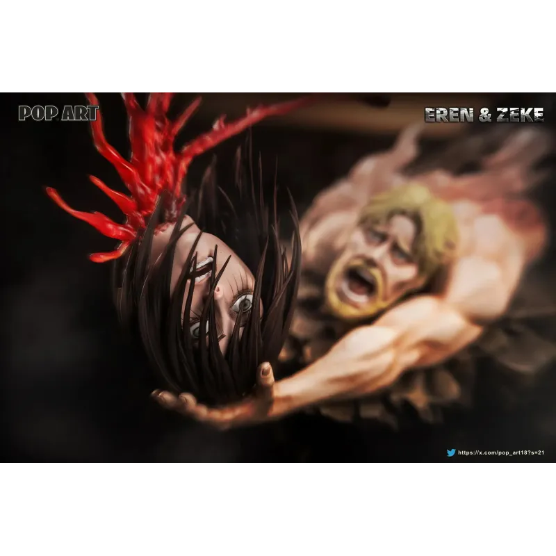 Attack on Titan Eren & Zeke POP ART Studio