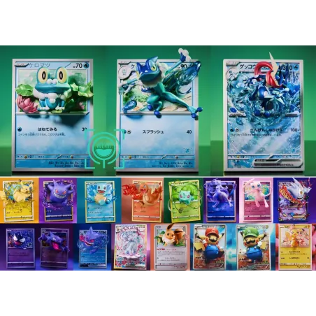 Pokémon Cards Episode 18th19th20th Froakie & Frogadier & Greninja ex GEISHA Studio