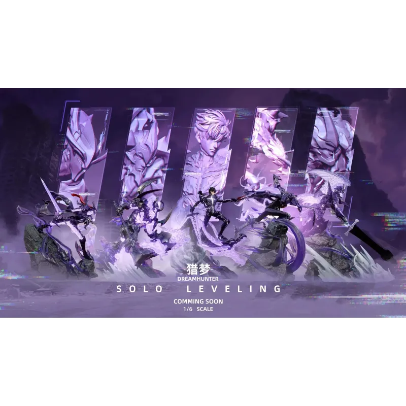 Solo Leveling Sung Jin-Woo & Bellion & Igris & Beru & Iron DREAM HUNTER Studio