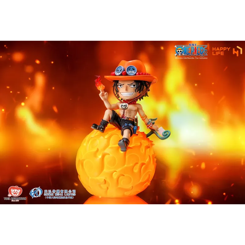 One Piece Portgas D Ace Voice-Activated Night Lamp Happy Life Studio