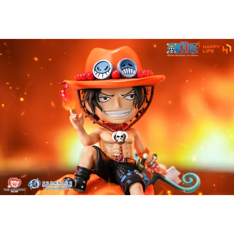 One Piece Portgas D Ace Voice-Activated Night Lamp Happy Life Studio