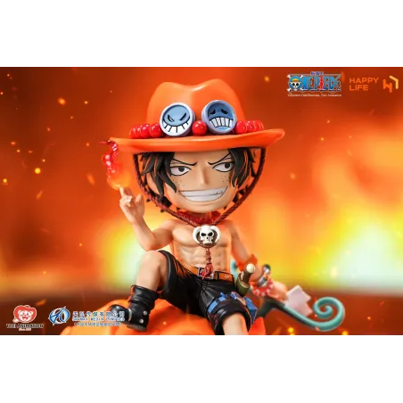 One Piece Portgas D Ace Voice-Activated Night Lamp Happy Life Studio