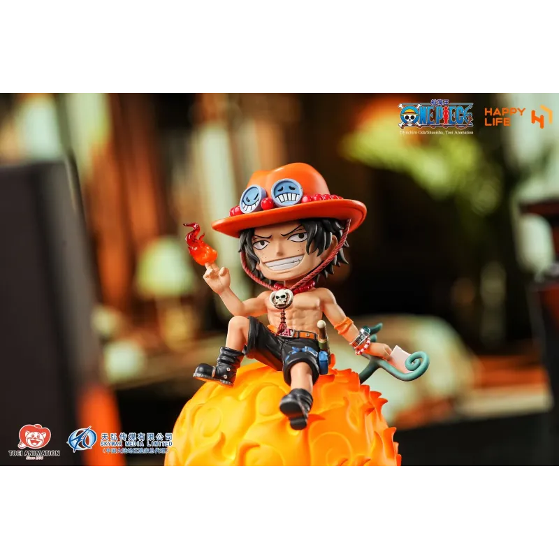 One Piece Portgas D Ace Voice-Activated Night Lamp Happy Life Studio