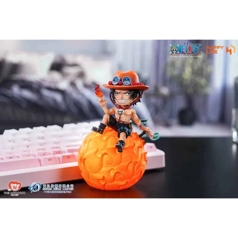 One Piece Portgas D Ace Voice-Activated Night Lamp Happy Life Studio