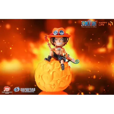 One Piece Portgas D Ace Voice-Activated Night Lamp Happy Life Studio