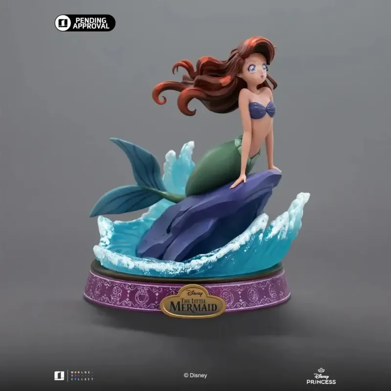 Disney Anime Princess Ariel & Jasmine Iron Studios