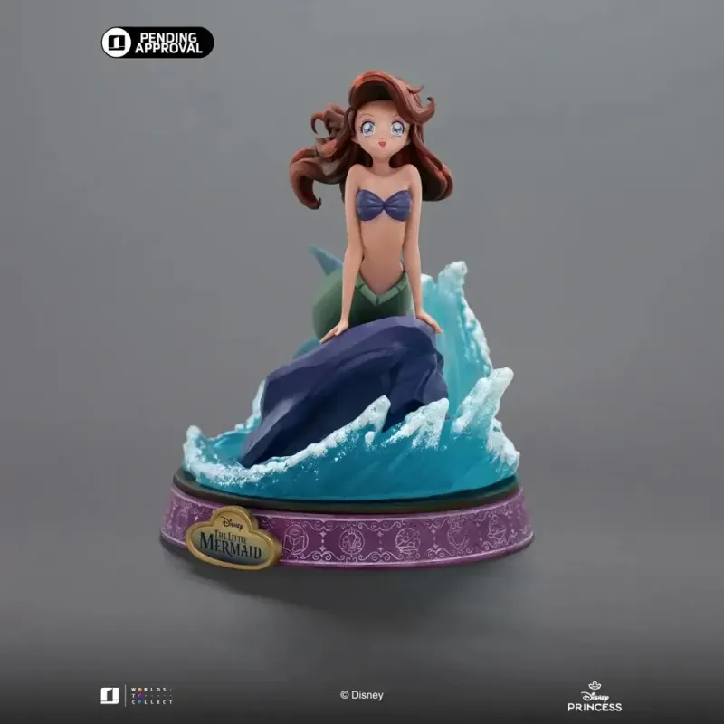 Disney Anime Princess Ariel & Jasmine Iron Studios