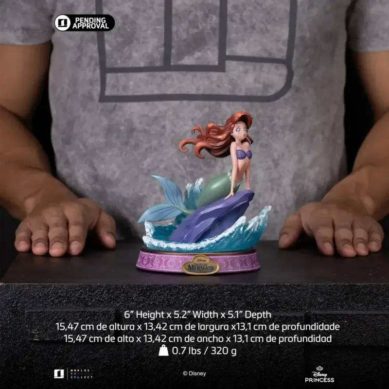Disney Anime Princess Ariel & Jasmine Iron Studios