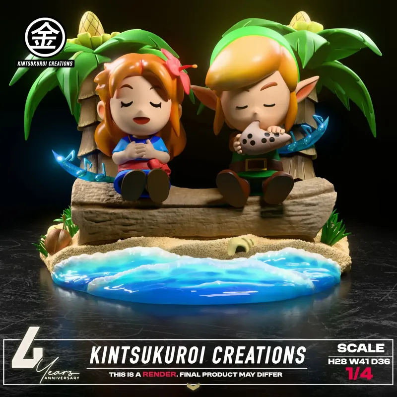 The Legend of Zelda Link & Marin Kintsukuroi Creations Studio