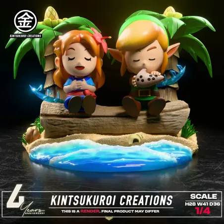 The Legend of Zelda Link & Marin Kintsukuroi Creations Studio