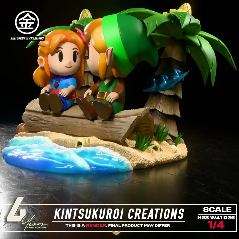 The Legend of Zelda Link & Marin Kintsukuroi Creations Studio