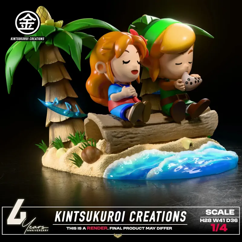 The Legend of Zelda Link & Marin Kintsukuroi Creations Studio