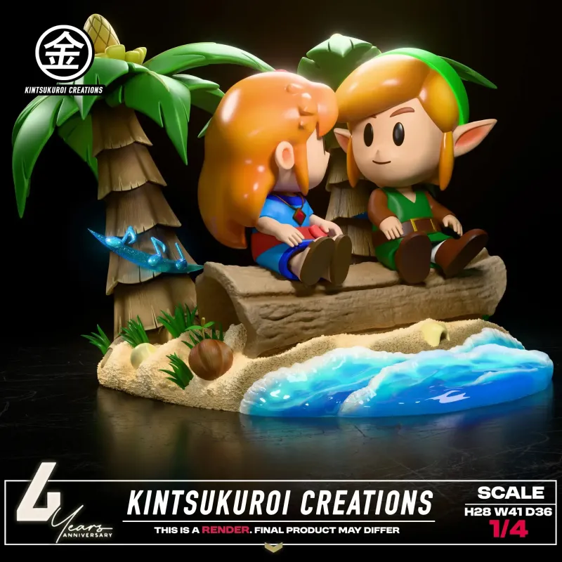 The Legend of Zelda Link & Marin Kintsukuroi Creations Studio