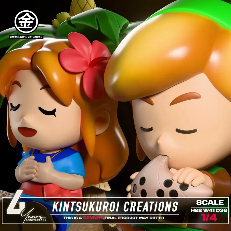 The Legend of Zelda Link & Marin Kintsukuroi Creations Studio