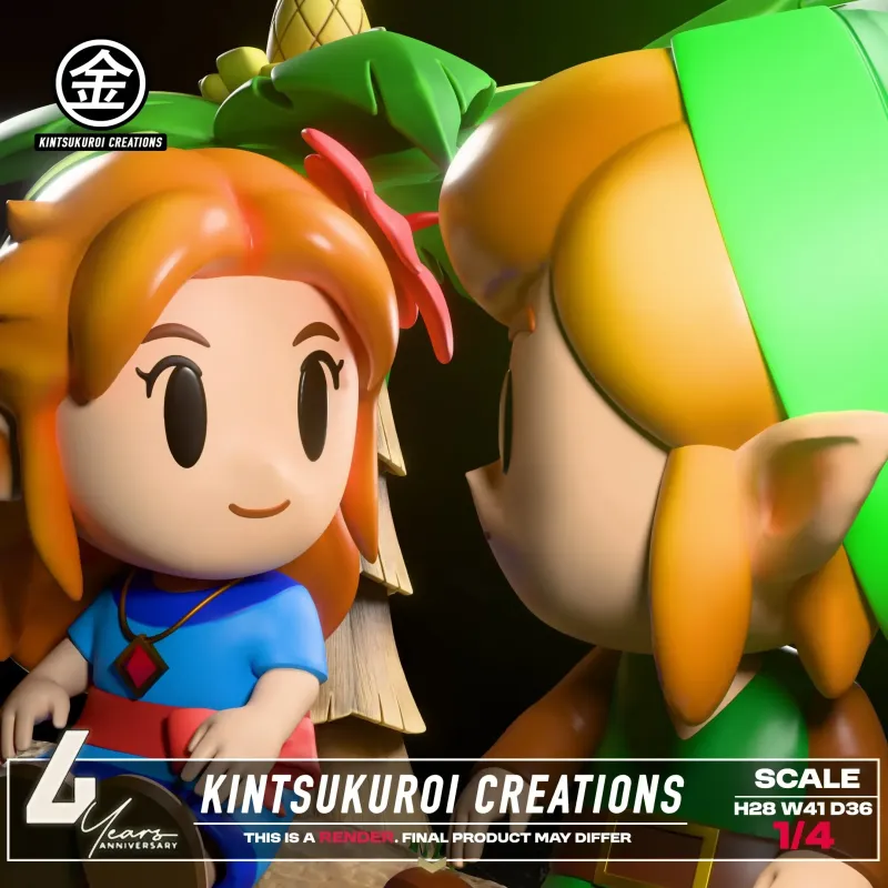The Legend of Zelda Link & Marin Kintsukuroi Creations Studio