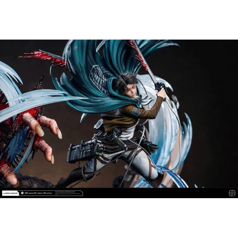 Attack on Titan Levi vs Titan Beast V2 Hertz Studio