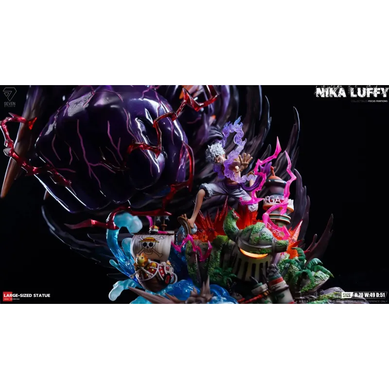 One Piece Luffy Nika Heartbeat Seven Studio