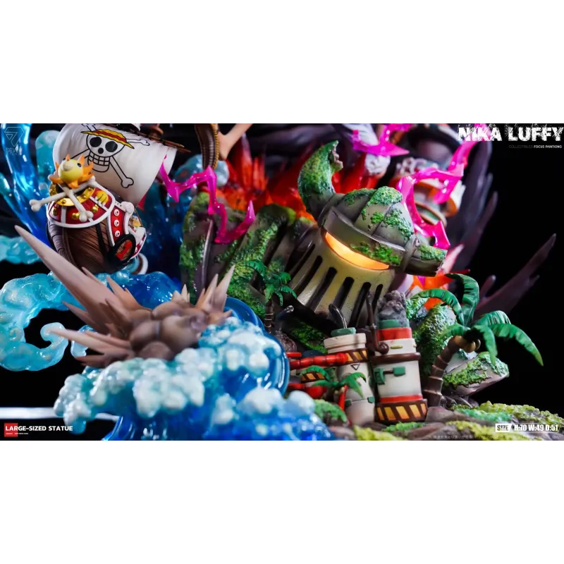 One Piece Luffy Nika Heartbeat Seven Studio