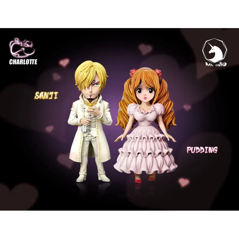 One Piece Big Mom Pirates 022 023 Sanji Pudding Wedding Couple WCF MDS Studio