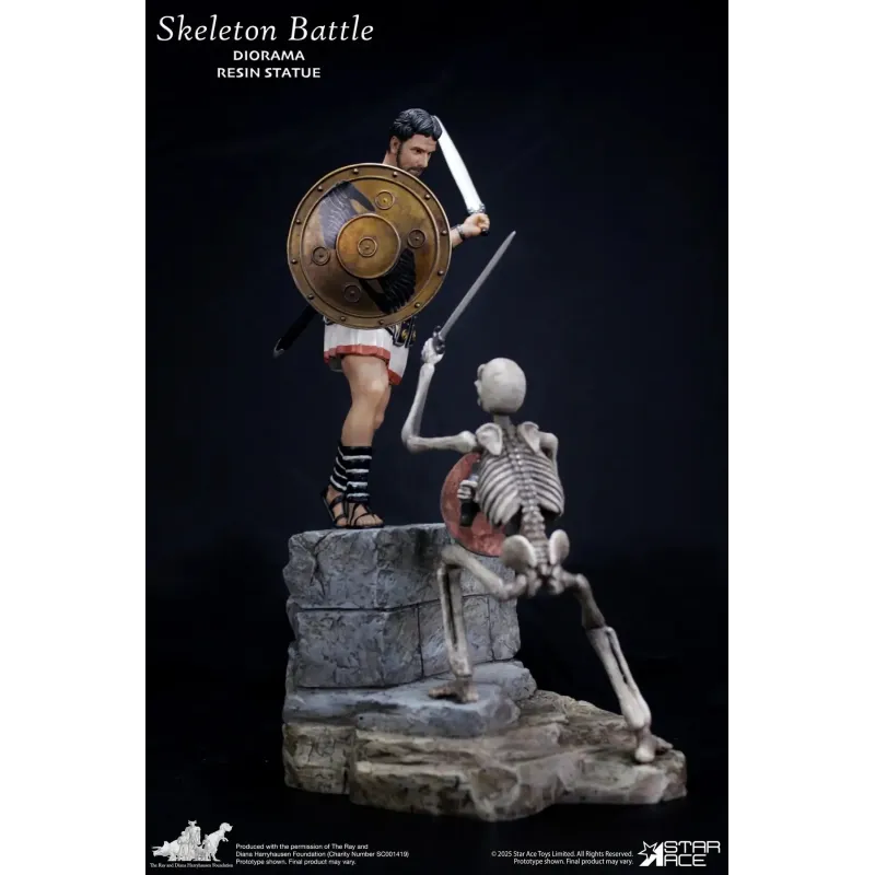 Ray Harryhausen Series Skeleton Battle diorama Star Ace Toys