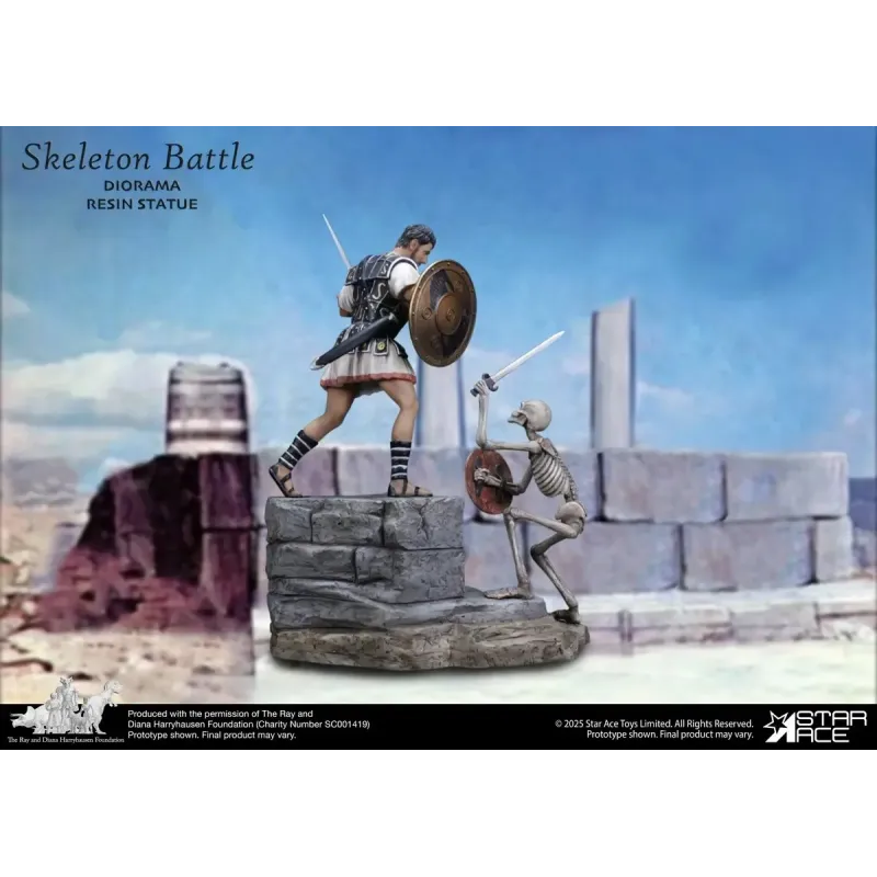 Ray Harryhausen Series Skeleton Battle diorama Star Ace Toys