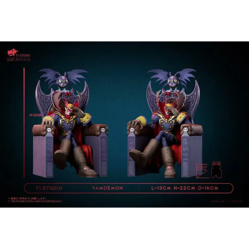 Digimon Vamdemon & Pico Devimon T1 Studio