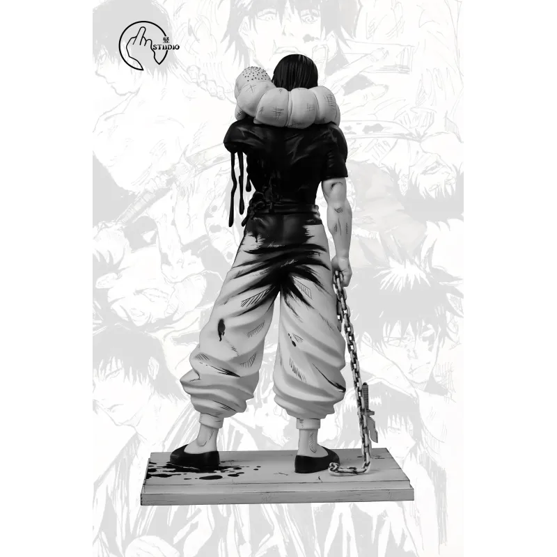 Jujutsu Kaisen Toji Fushiguro Manga B/W Color Shu Studio
