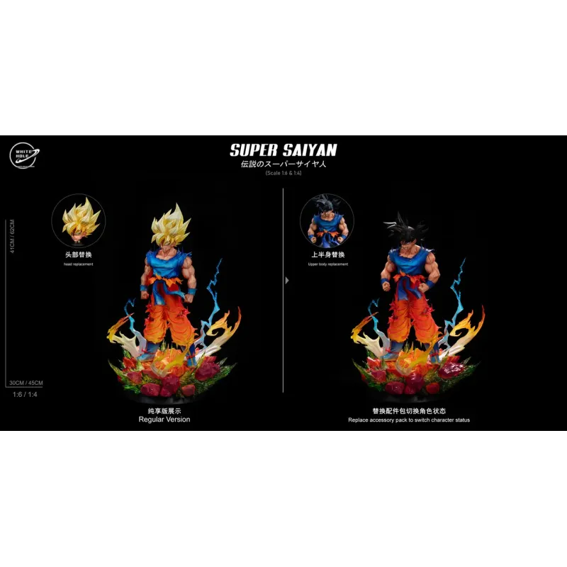 Dragon Ball Z Goku SSJ Namek 1/6 EX + Extra Pack White Hole