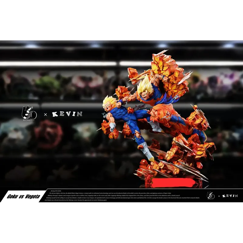 Dragon Ball Z Goku vs Majin Vegeta Grand Design Studio