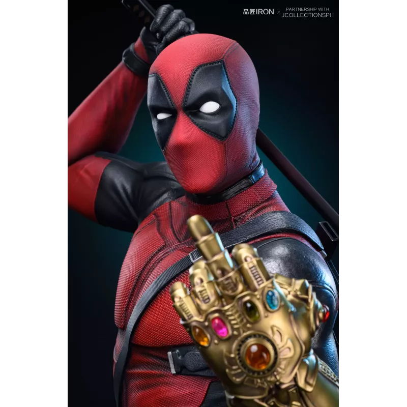 Marvel Deadpool Bust Pin Jiang Iron Studio
