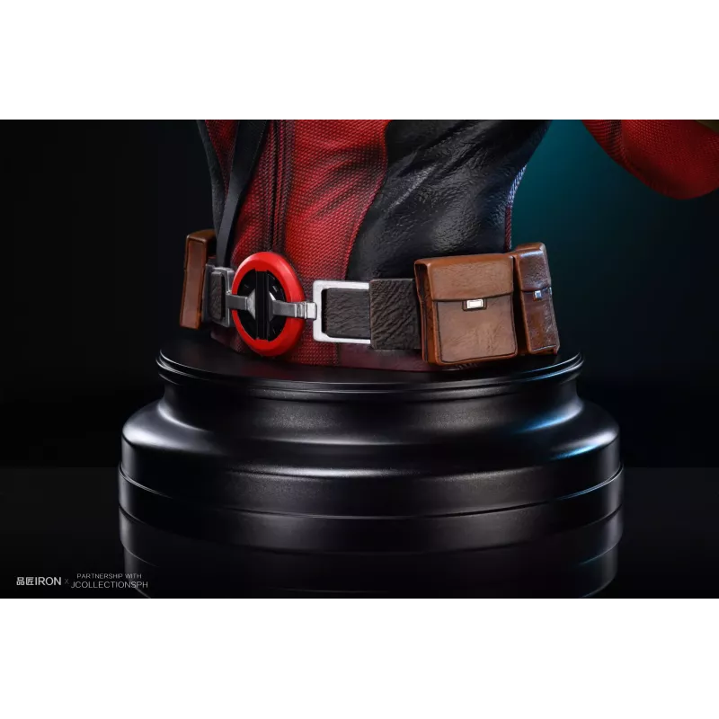 Marvel Deadpool Bust Pin Jiang Iron Studio