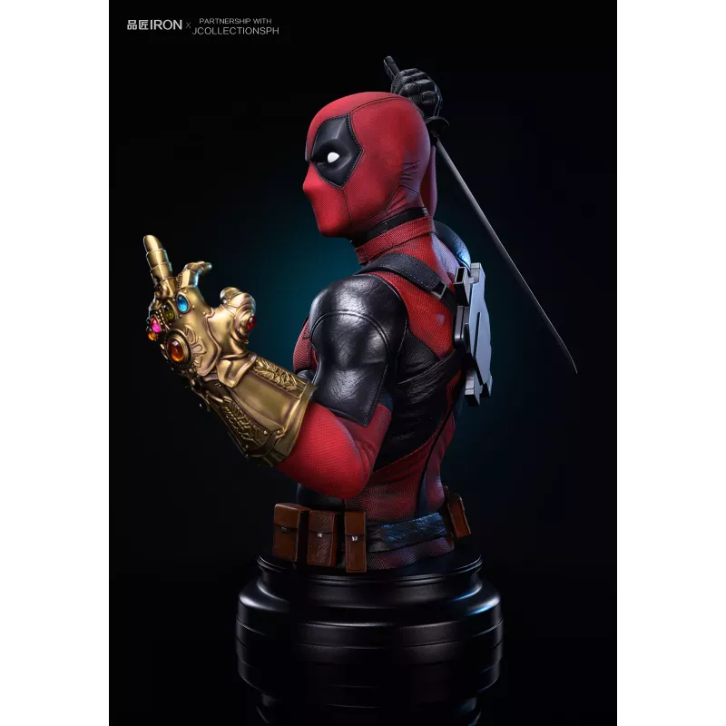 Marvel Deadpool Bust Pin Jiang Iron Studio