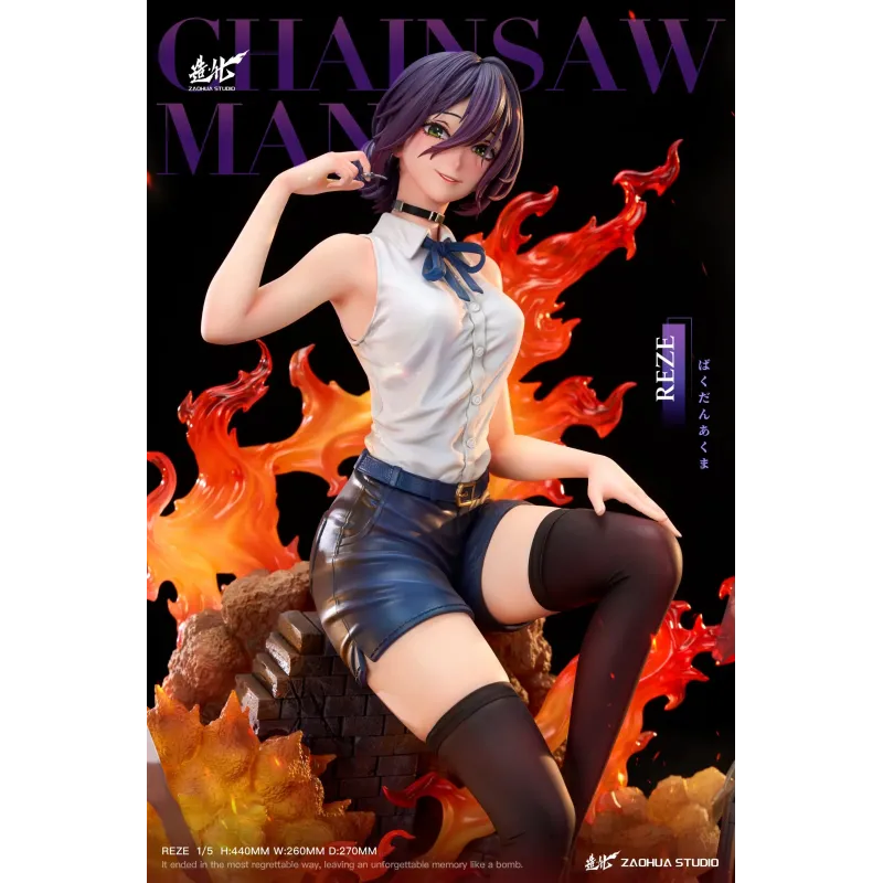 Chainsaw Man Reze X Demonio de la Bomba - Zao Hua Studio