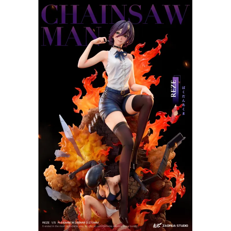 Chainsaw Man Reze X Demonio de la Bomba - Zao Hua Studio