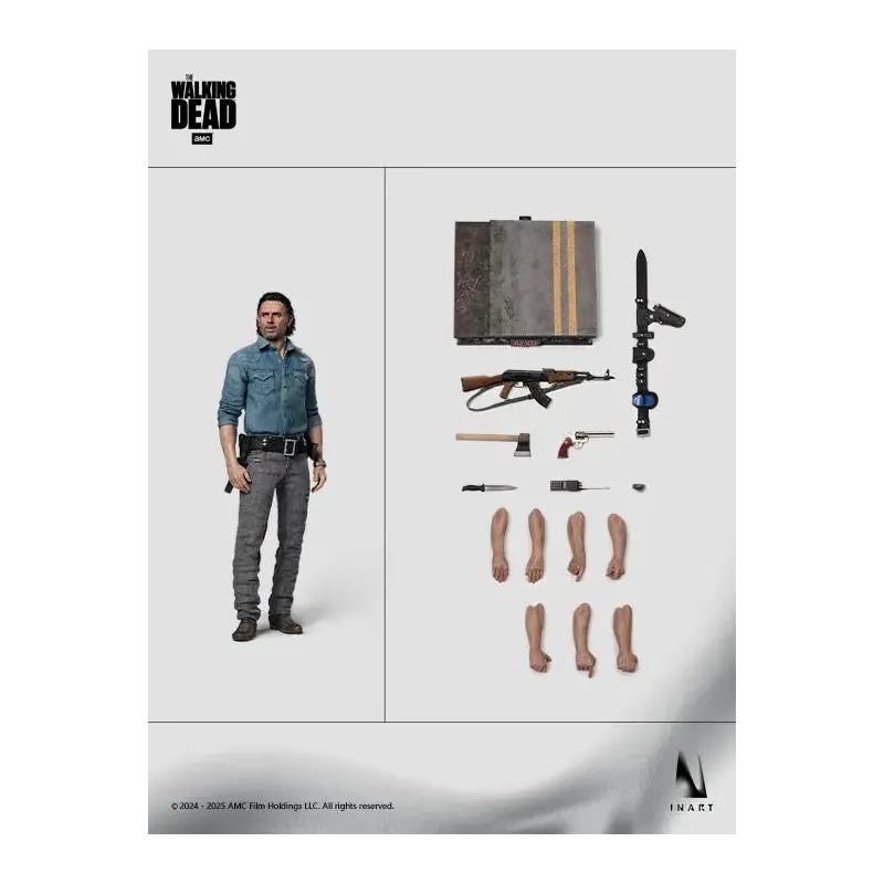 The Walking Dead Rick Grimes INART Studio - Figura Coleccionable