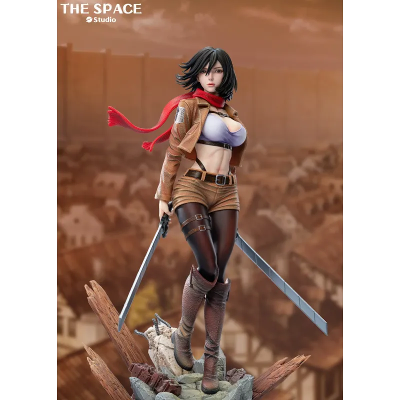 Ataque a los Titanes Mikasa Ackerman - La Figura del Estudio Espacial
