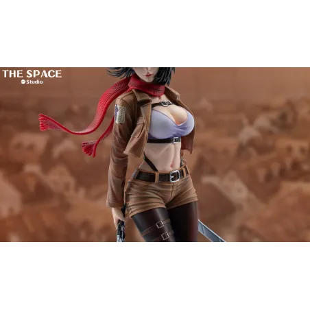 Ataque a los Titanes Mikasa Ackerman - La Figura del Estudio Espacial