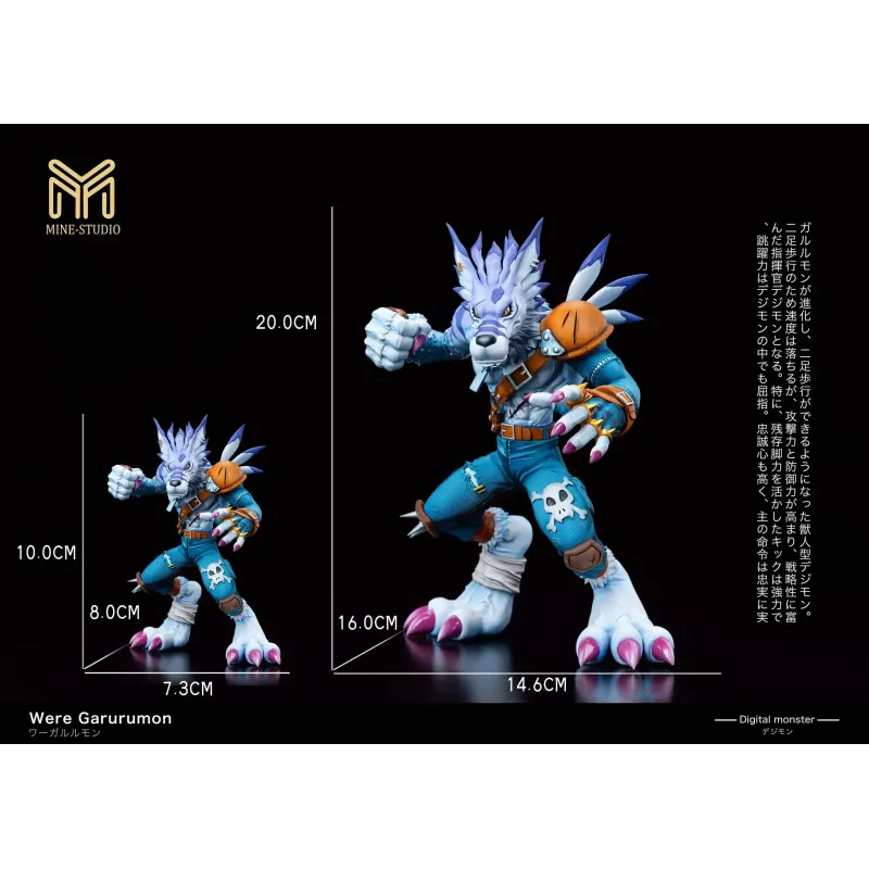 Digimon WereGarurumon Mine Studio