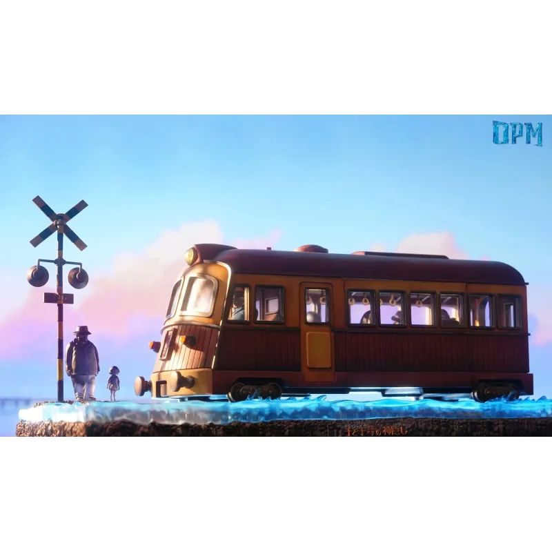 Spirited Away Miyazaki Desktop Series 011 Sea Train OPM Studio